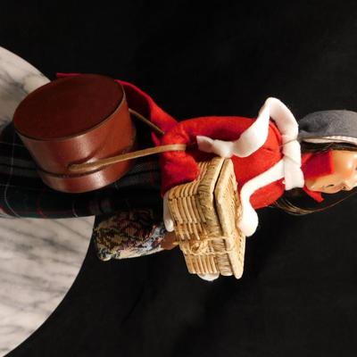 Lot of 3 Byers Choice Carolers 12.5"/10"