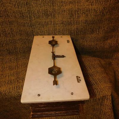 Antique Marble Top Apothecary Scale, No Cover or Drawer