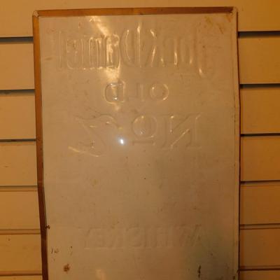Vintage Jack Daniels Tin Sign AS IS 17.25”x11.25”