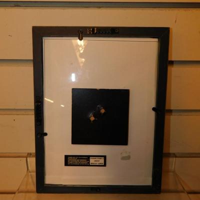 Small Framed Colorful & Abstract Man Playing Banjo Wall Art