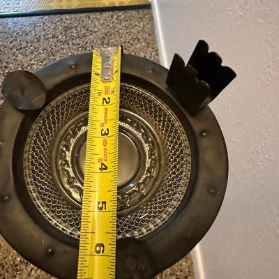 Antique Iron Ashtray Stand