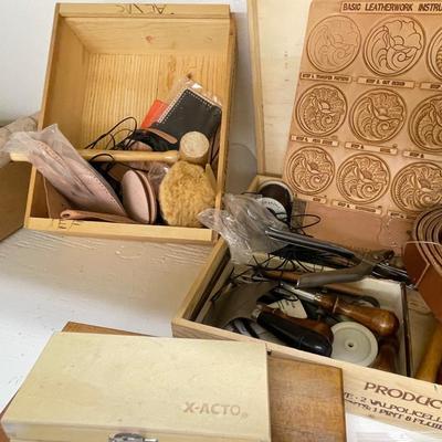 Leather working & punching & embossing tools