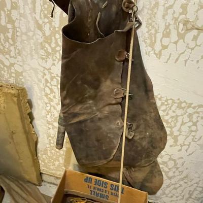 Vintage Pair of Leather Riding Chaps