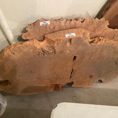 Burl Wood Slab - About 42" x 27"