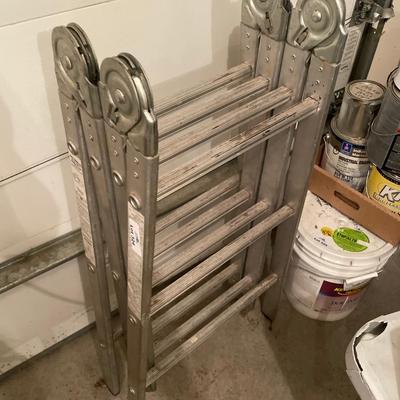 Folding Aluminum Ladder - Compact