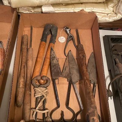 Box of Vintage Hand Tools
