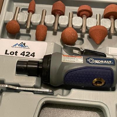 Kobalt Air die grinder kit in box