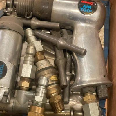 Lot of 5 Air Tools & attachments