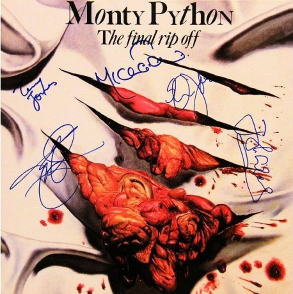 Monty Python Rip Off Monty Python signed The Final Rip Off album | EstateSales.org