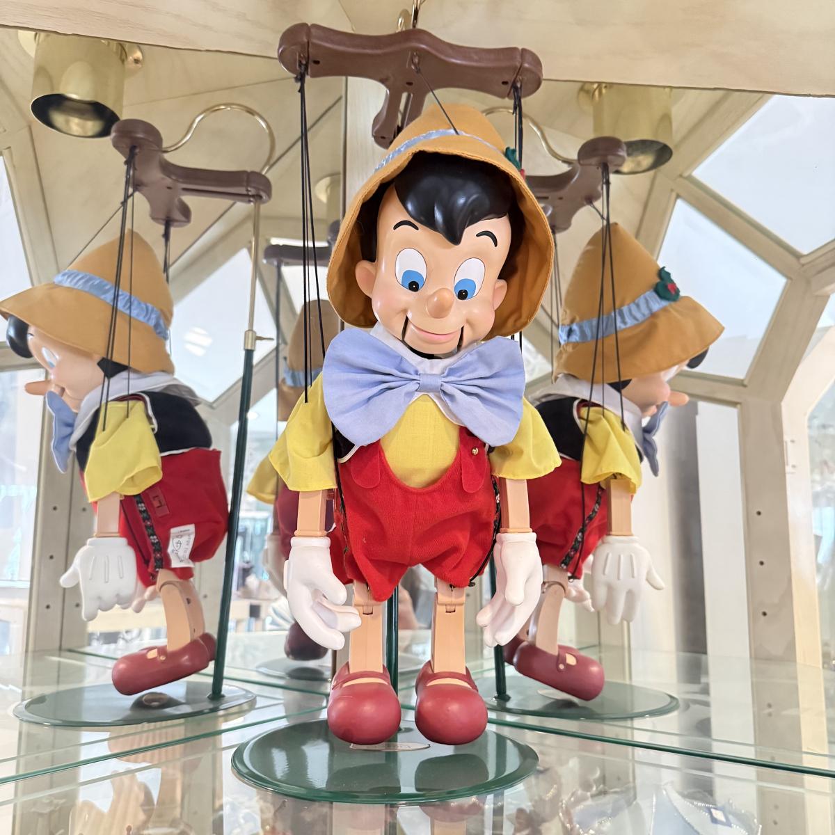 LOT 225B: Disney Classics Pinocchio Puppet w/ Stand | EstateSales.org