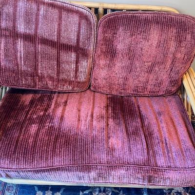 RARE Paul Frankl 1934 Restored Museum Quality Four-Strand Square Pretzel Settee Rattan