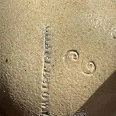 Antique Vintage Salt Glazed Stoneware Jug Charleston