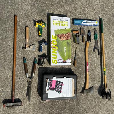 LOT 9G: Gardening Tool Essentials! 18 Piece Apollo Garden Tool Set& More