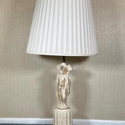 LOT 24D: Vintage The 3 Graces Table Lamp
