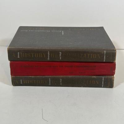 LOT 28L: Vintage Book Collection - The Presidents Of The United States Vol. 1 & 2, Empire For Liberty & More