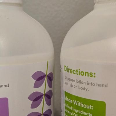 (2) Large Bottles of World Market Lotions