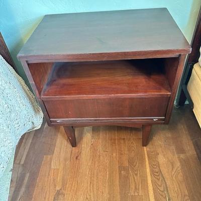 Sale Photo Thumbnail #22: Vintage wood nightstand 22 inches wide 15 inches deep 24 inches tall