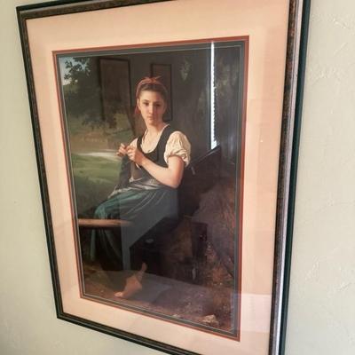 Sale Photo Thumbnail #27: Framed art print 26” x 34”