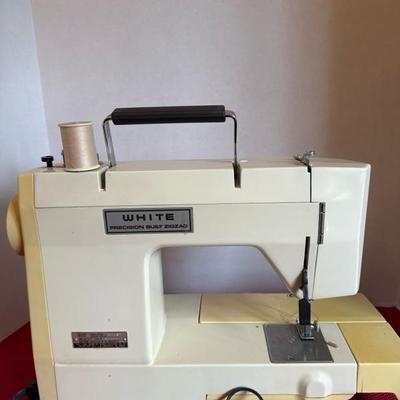 Sale Photo Thumbnail #31: precision zigzag sewing machine buy White