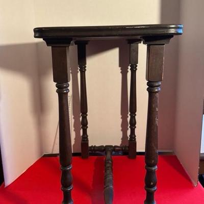 Sale Photo Thumbnail #153: Wood end table width 24 & length 22