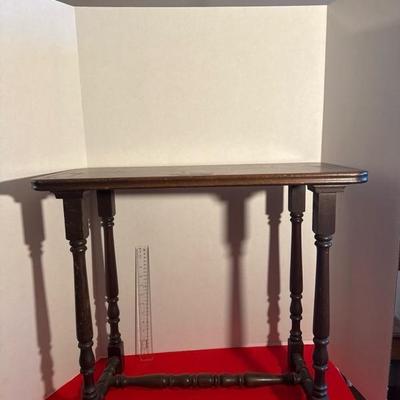 Sale Photo Thumbnail #152: Wood end table width 24 & length 22