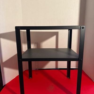 Sale Photo Thumbnail #160: Small metal table width 14 & length 18 