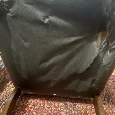 Sale Photo Thumbnail #186: ￼ 28 inches wide 37 inches tall leather chair