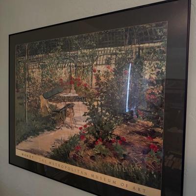 Sale Photo Thumbnail #200: Framed print, Manet The metropolitan museum of art 
Width 40 inches X length 32 inches 