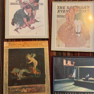 Sale Photo Thumbnail #231: Framed pictures 
