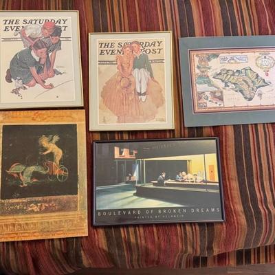 Sale Photo Thumbnail #227: Framed pictures 
