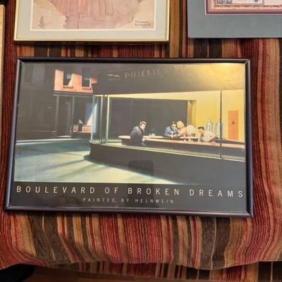 Sale Photo Thumbnail #229: Framed pictures 