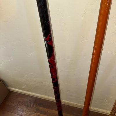 Sale Photo Thumbnail #234: Three wooden canes 