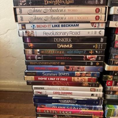 Sale Photo Thumbnail #243: variety of DVDs