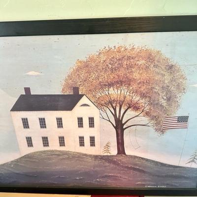 Sale Photo Thumbnail #249: Warren Kimble framed prints set of three largest print 30 x 23