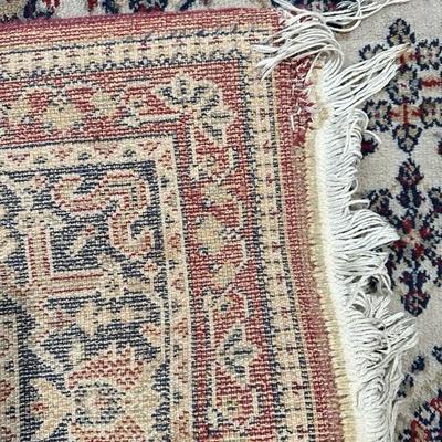 Sale Photo Thumbnail #263: Floor rug 89” x 63” see pictures to see rug repair