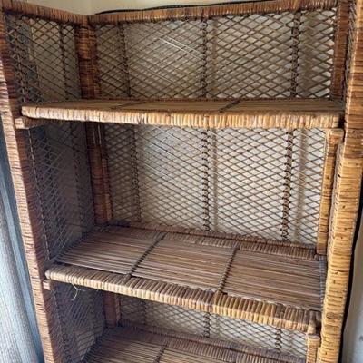 Sale Photo Thumbnail #276: Wicker bookshelf  