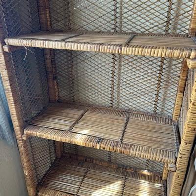 Sale Photo Thumbnail #277: Wicker bookshelf  