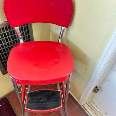 Sale Photo Thumbnail #279: Vintage stool and reproduction fan
