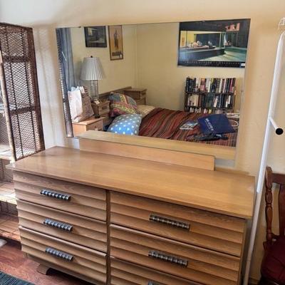 Sale Photo Thumbnail #283: Vintage dresser with mirror ￼