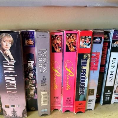 Sale Photo Thumbnail #292: Collection of VHS tapes