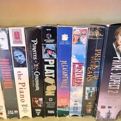 Sale Photo Thumbnail #293: Collection of VHS tapes
