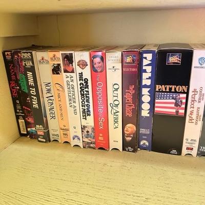 Sale Photo Thumbnail #290: Collection of VHS tapes