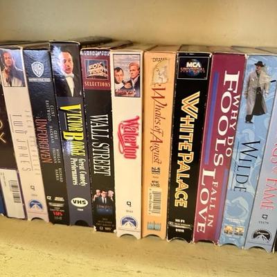 Sale Photo Thumbnail #298: Collection of VHS tapes