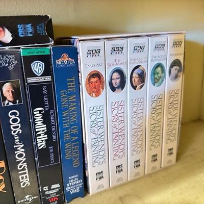 Sale Photo Thumbnail #295: Collection of VHS tapes