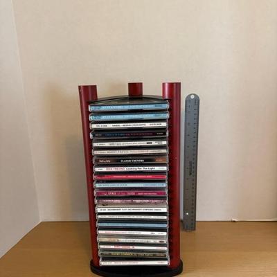 Sale Photo Thumbnail #300: Music cds and rack