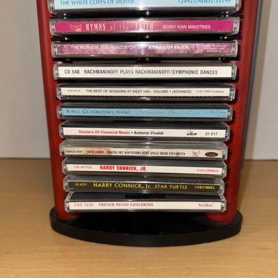 Sale Photo Thumbnail #301: Music cds and rack