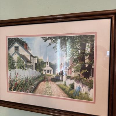 Sale Photo Thumbnail #312: Framed picture 
Width 30 inches X length 22 inches 