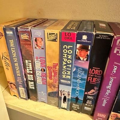 Sale Photo Thumbnail #317: Collection of VHS tapes