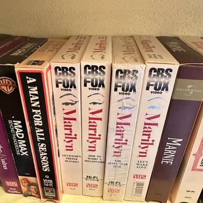 Sale Photo Thumbnail #320: Collection of VHS tapes