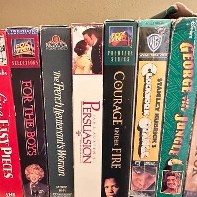 Sale Photo Thumbnail #328: Collection of VHS tapes
